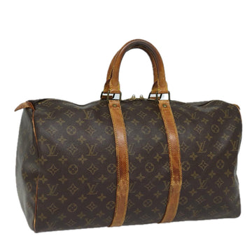 LOUIS VUITTON Monogram Keepall 45 Boston Bag M41428 LV Auth 77948