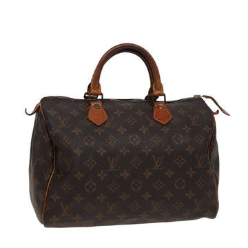 LOUIS VUITTON Monogram Speedy 30 Hand Bag L002 LV Auth 77953