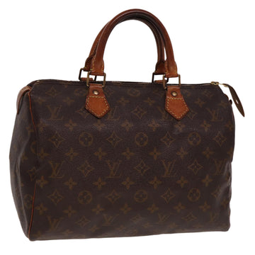 LOUIS VUITTON Monogram Speedy 30 Hand Bag M41526 LV Auth 77954