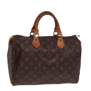 LOUIS VUITTON Monogram Speedy 30 Hand Bag M41526 LV Auth 77955