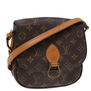 LOUIS VUITTON Monogram Saint Cloud MM Shoulder Bag M51243 LV Auth 77965