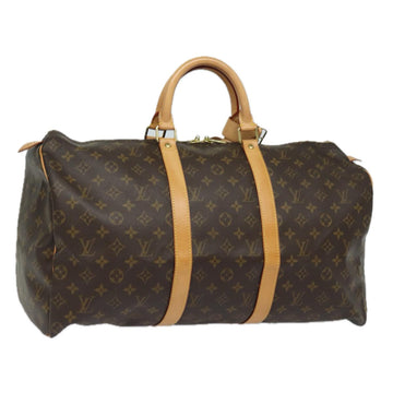 LOUIS VUITTON Monogram Keepall 50 Boston Bag M41426 LV Auth 77966