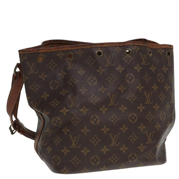 LOUIS VUITTON Monogram Petit Noe Shoulder Bag M42226 LV Auth 77985