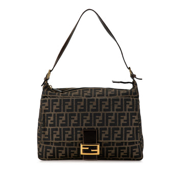 FENDI Zucca Canvas Shoulder Bag