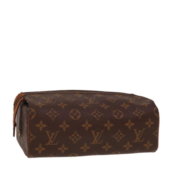 LOUIS VUITTON Monogram Trousse Patte Pression Cosmetic Pouch M47636 Auth 78015