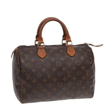 LOUIS VUITTON Monogram Speedy 30 Hand Bag M41526 LV Auth 78069