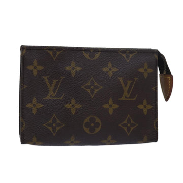 LOUIS VUITTON Monogram Poche Toilette 15 Pouch M47546 LV Auth 78116