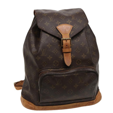 LOUIS VUITTON Monogram Montsouris GM Backpack M51135 LV Auth 78174