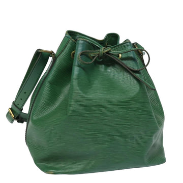 LOUIS VUITTON Epi Petit Noe Shoulder Bag Green M44104 LV Auth 78191