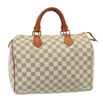 LOUIS VUITTON Damier Azur Speedy 30 Hand Bag N41533 LV Auth 78199