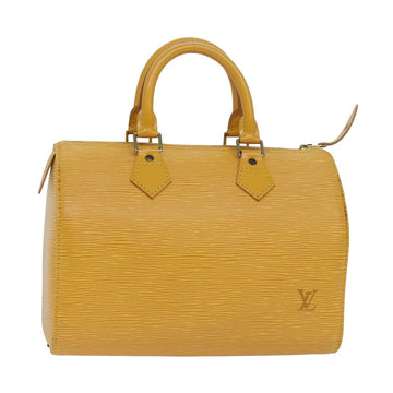 LOUIS VUITTON Epi Speedy 25 Hand Bag Tassili Yellow M43019 LV Auth 78209