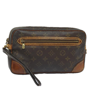 LOUIS VUITTON Monogram Marly Dragonne GM Clutch Bag M51825 LV Auth 78382