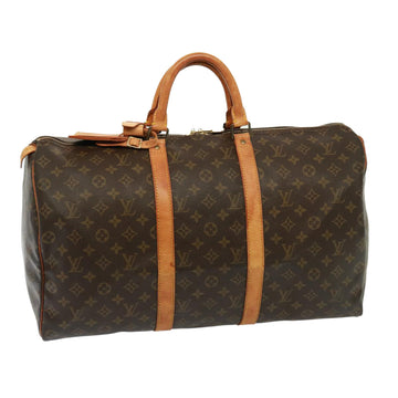 LOUIS VUITTON Monogram Keepall 50 Boston Bag M41426 LV Auth 78437