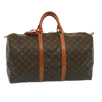 LOUIS VUITTON Monogram Keepall 50 Boston Bag M41426 LV Auth 78469