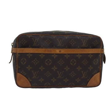 LOUIS VUITTON Monogram Compiegne 28 Clutch Bag M51845 LV Auth 78493