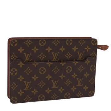 LOUIS VUITTON Monogram Pochette Homme Clutch Bag M51795 LV Auth 78496