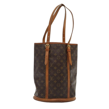 LOUIS VUITTON Monogram Bucket GM Shoulder Bag M42236 LV Auth 78587