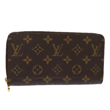 LOUIS VUITTON Monogram Zippy Wallet Long Wallet M42616 LV Auth 78637A