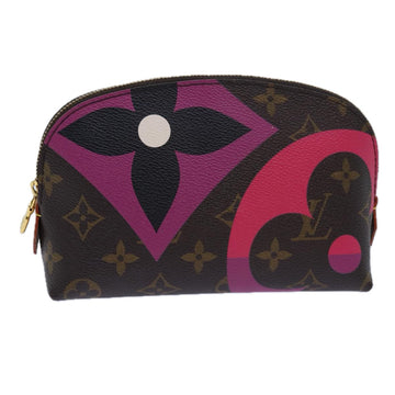 LOUIS VUITTON Monogram Game On Pochette Cosmetic PM Pouch M80283 LV Auth 78652