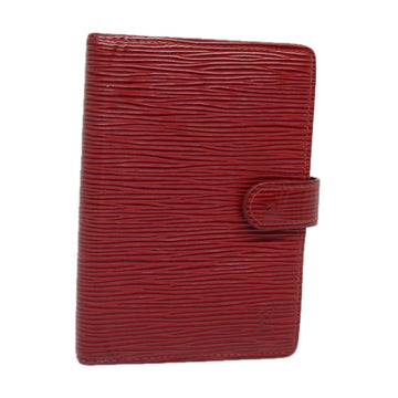 LOUIS VUITTON Epi Agenda PM Day Planner Cover Red R20057 LV Auth 78659