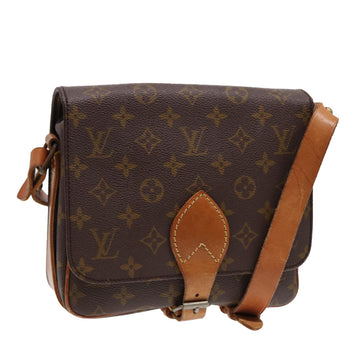 LOUIS VUITTON Monogram Cartouchiere MM Shoulder Bag Vintage M51253 LV Auth 78689