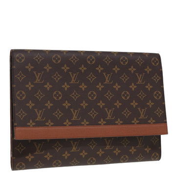 LOUIS VUITTON Monogram Porte Envelope Clutch Bag M51801 LV Auth 78723