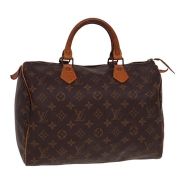 LOUIS VUITTON Monogram Speedy 30 Hand Bag M41526 LV Auth 78729