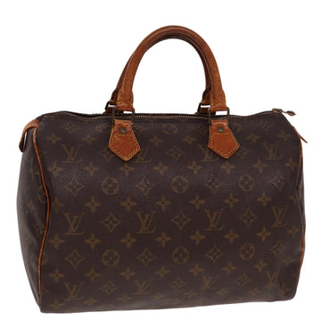 LOUIS VUITTON Monogram Speedy 30 Hand Bag M41526 LV Auth 78730