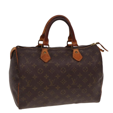 LOUIS VUITTON Monogram Speedy 30 Hand Bag M41526 LV Auth 78731