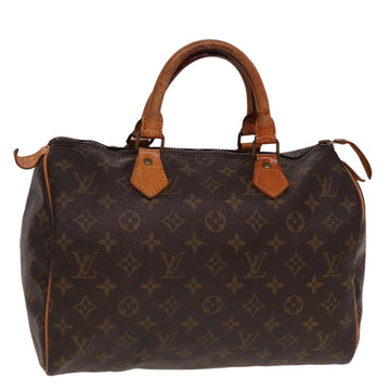 LOUIS VUITTON Monogram Speedy 30 Hand Bag M41526 LV Auth 78732