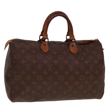 LOUIS VUITTON Monogram Speedy 35 Hand Bag M41524 LV Auth 78733