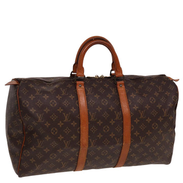 LOUIS VUITTON Monogram Keepall 50 Boston Bag M41426 LV Auth 78741