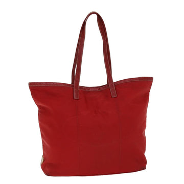 PRADA Tote Bag Nylon Red Auth 78807