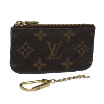 LOUIS VUITTON Monogram Pochette Cles Coin Purse M62650 LV Auth 78863