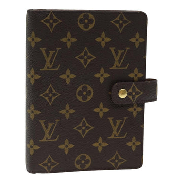 LOUIS VUITTON Monogram Agenda MM Day Planner Cover R20105 LV Auth 78887