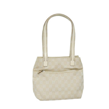 GUCCI GG Canvas Shoulder Bag White 002 1075 Auth 78892