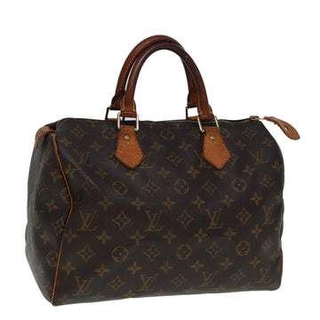 LOUIS VUITTON Monogram Speedy 30 Hand Bag M41526 LV Auth 78899