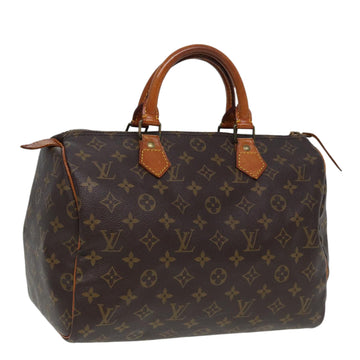 LOUIS VUITTON Monogram Speedy 30 Hand Bag M41526 LV Auth 78904