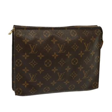 LOUIS VUITTON Monogram Poche Toilette 26 Pouch M47542 LV Auth 78951