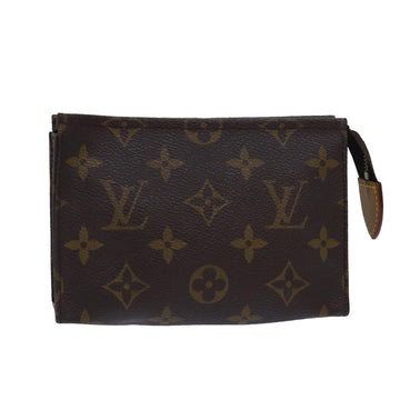 LOUIS VUITTON Monogram Poche Toilette 15 Pouch M47546 LV Auth 78953