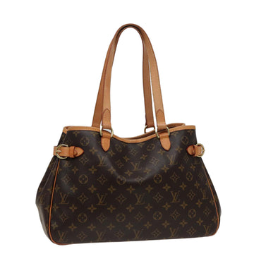 LOUIS VUITTON Monogram Batignolles Horizontal Tote Bag M51154 LV Auth 78970