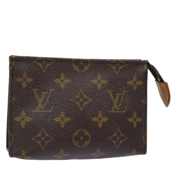 LOUIS VUITTON Monogram Poche Toilette 15 Pouch M47546 LV Auth 78976