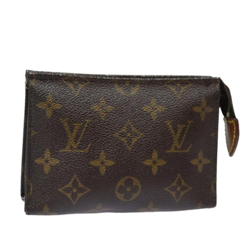 LOUIS VUITTON Monogram Poche Toilette 15 Pouch M47546 LV Auth 78977