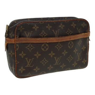 LOUIS VUITTON Monogram Compiegne 23 Clutch Bag M51847 LV Auth 78980