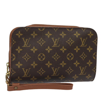 LOUIS VUITTON Monogram Orsay Clutch Bag M51790 LV Auth 78999