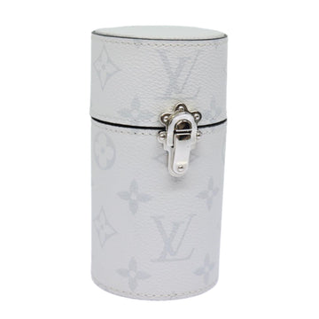 LOUIS VUITTON Fragrance Case Tiger Lama Monogram White LS0386 LV Auth 79023