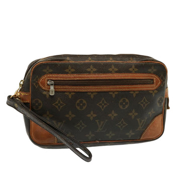 LOUIS VUITTON Monogram Marly Dragonne GM Clutch Bag M51825 LV Auth 79033