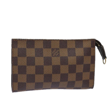 LOUIS VUITTON Damier Ebene Marais Pouch LV Auth 79059