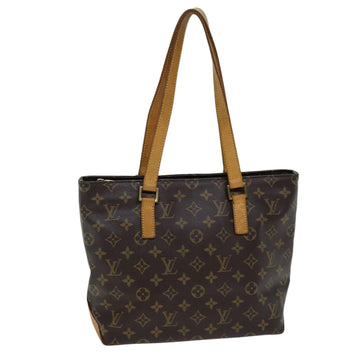 LOUIS VUITTON Monogram Cabas Piano Tote Bag M51148 LV Auth 79070