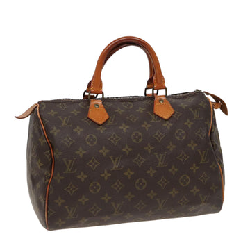 LOUIS VUITTON Monogram Speedy 30 Hand Bag M41526 LV Auth 79087